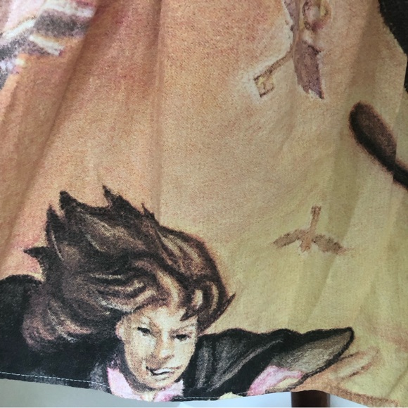 ✨Upcycled DIY Harry Potter homemade sheet dress Hogwarts Unique Vintage Pinup✨ - Picture 5 of 8